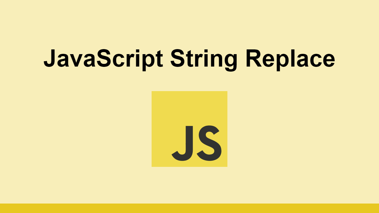 Learn how to use JavaScript's string replace method.