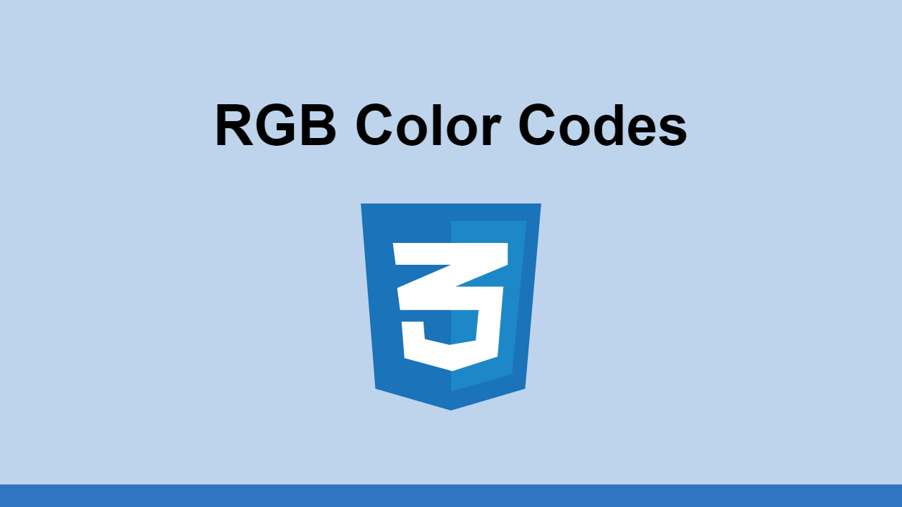Use this table to easily find RGB/html colors to use in CSS.