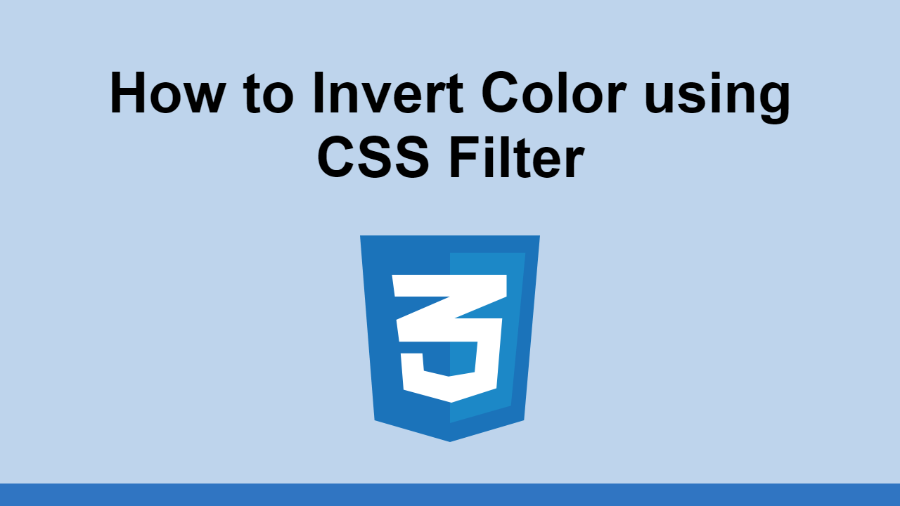 css - How to invert colors in background image of a HTML element