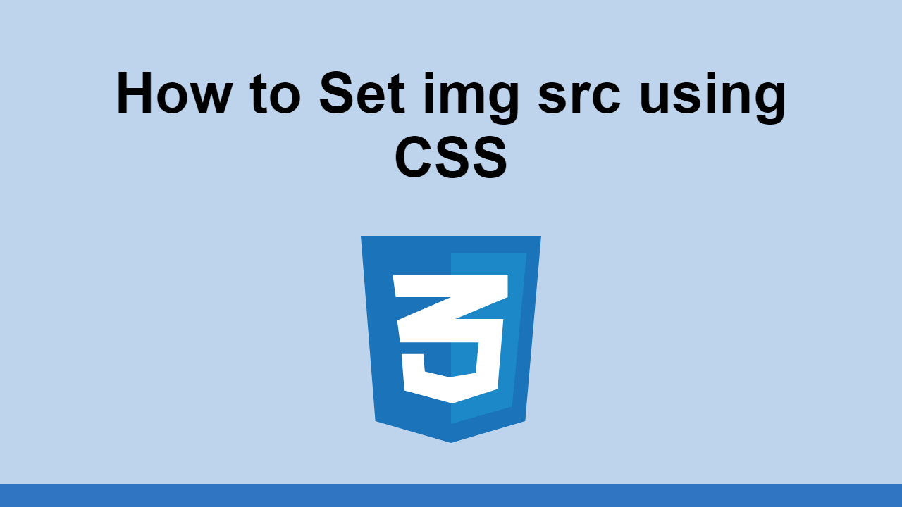 Html image src in css