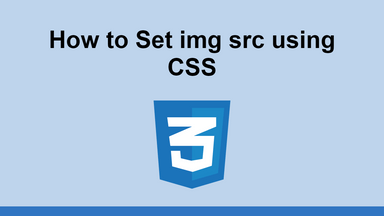 How to Set img src using CSS