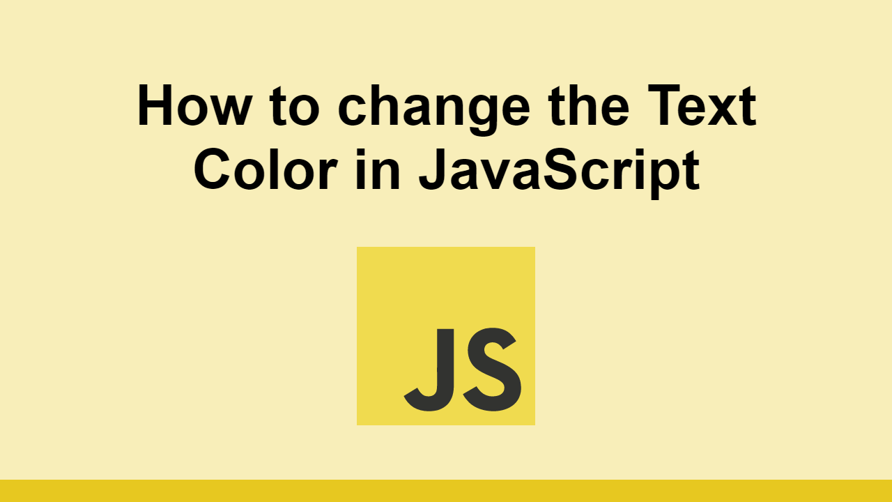 how-to-change-the-text-color-in-javascript