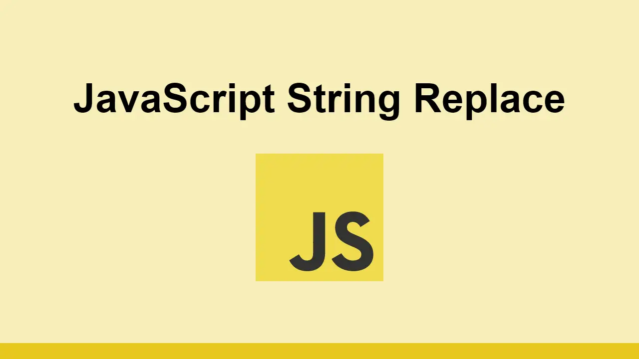 JavaScript String Replace
