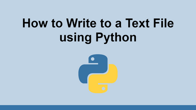 How to Write to a Text File using Python