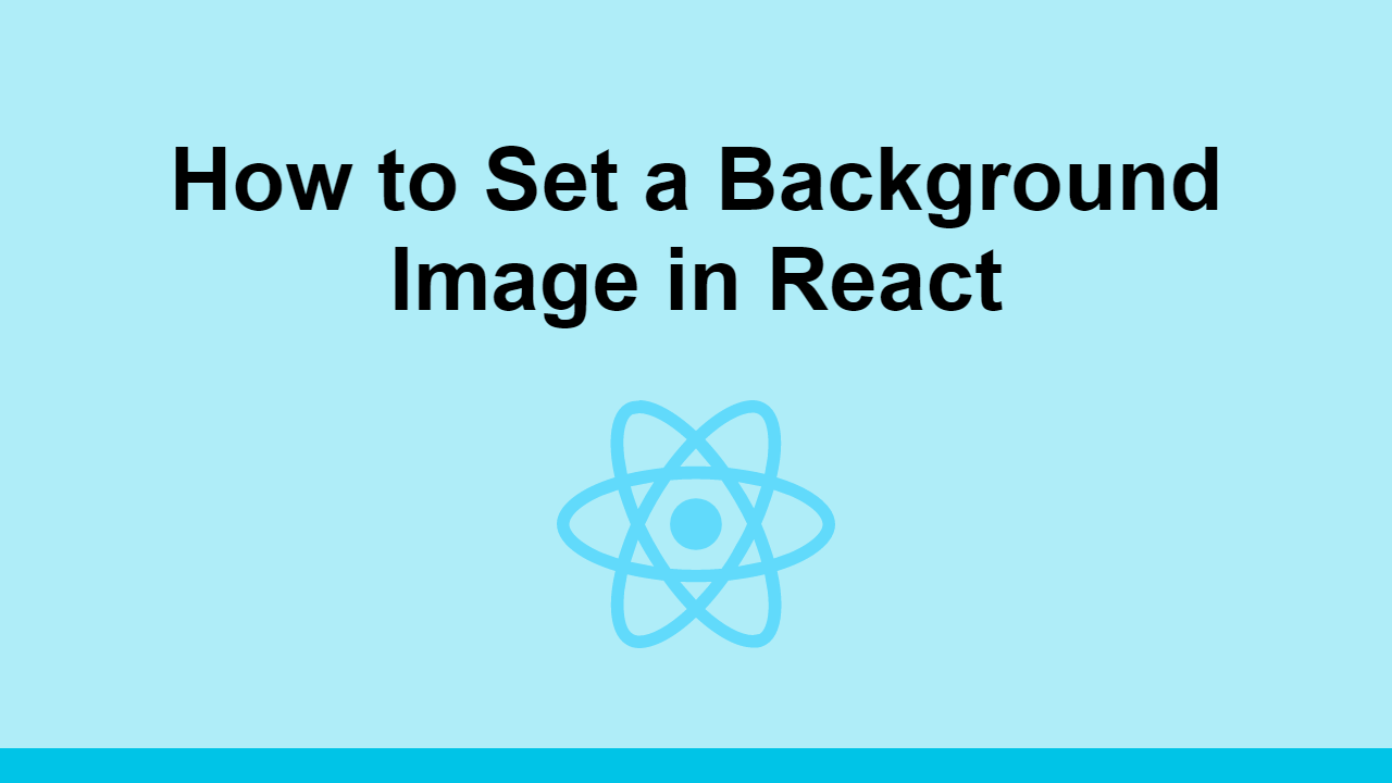 react background with animation home screen