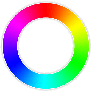 A color wheel with colors for days.