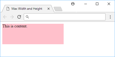 Using maximum width and height in CSS.
