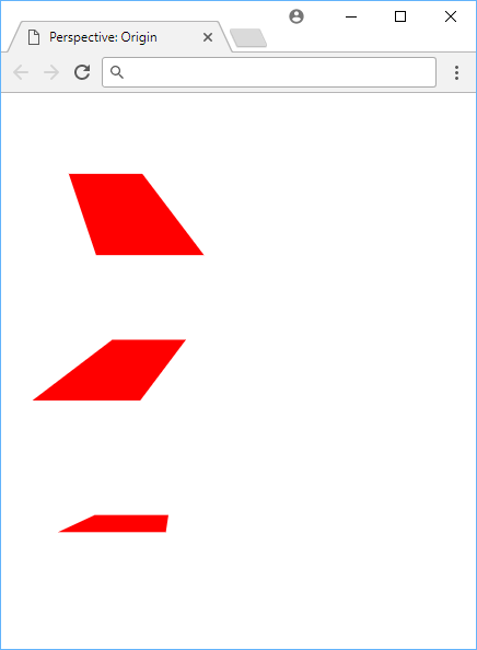 Example of using perspective origin.