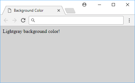 Example of background color.