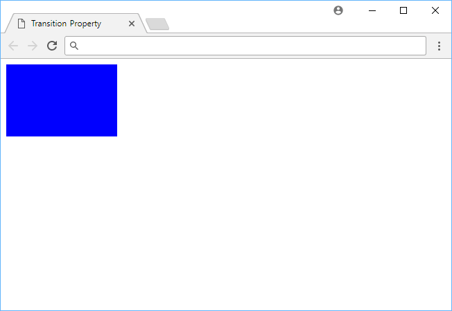 Transitioning on a specific property.