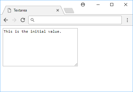 Textareas are boxes of text.
