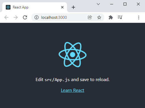 Basic Create React App set up.