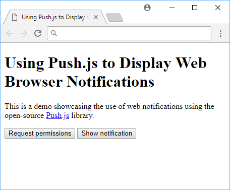 Barebones Push.js demo