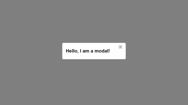 CSS and JS Modal Popup Box