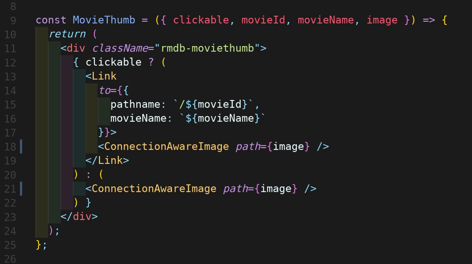 Continuation line under indented for visual indent. Vs code Extension indent lines.