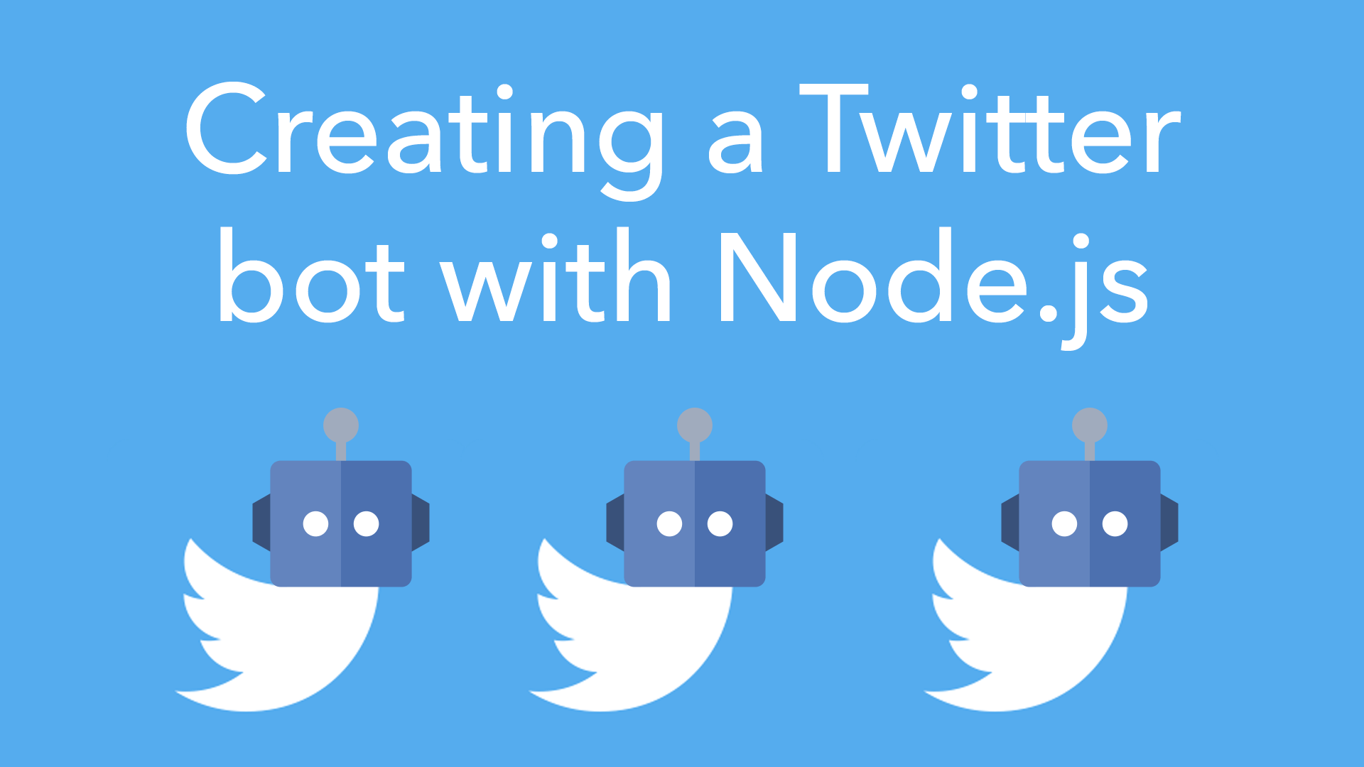 Creating a Twitter bot with Node.js