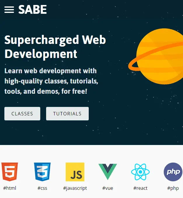 The Sabe Homepage